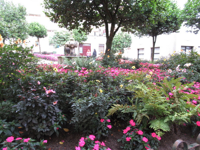 Zomaar een parkje in Santiago de Compostella